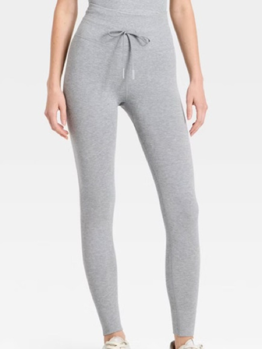 Bundle and Save! JoyLab High-Waist Grey Drawstring Leggings Flexible Knit